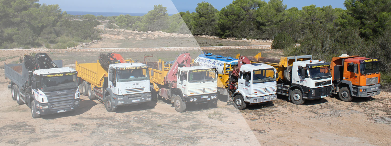 Transporte de áridos y materiales Formentera