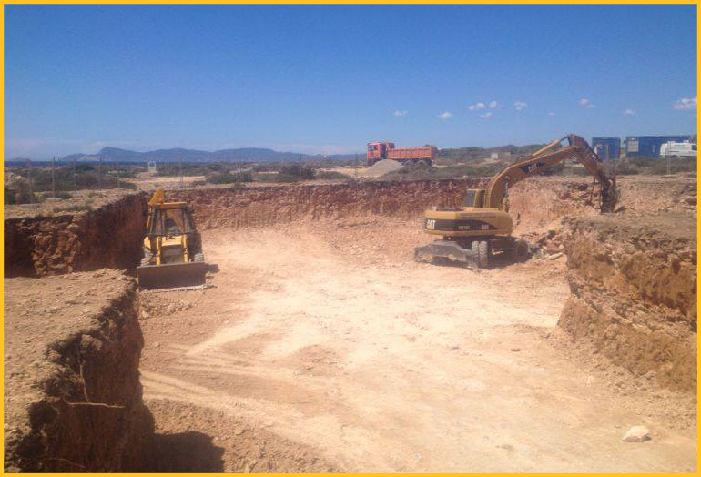 rebajes de terreno en formentera