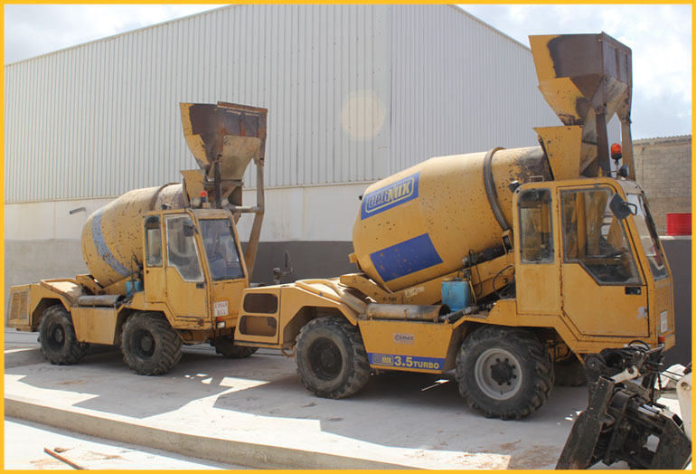 servicio de transporte y alquiler de hormigones y hormigoneras